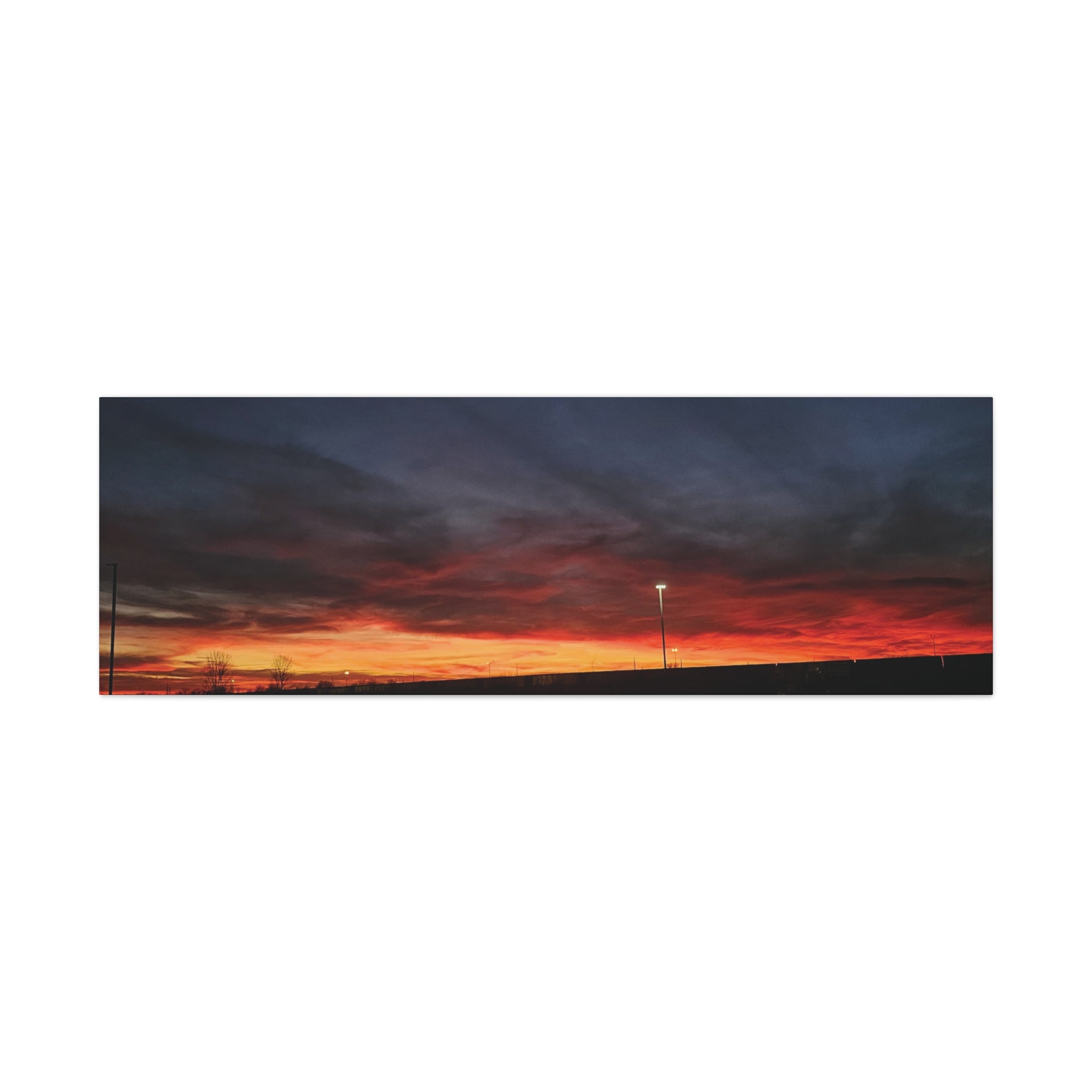 Sunset Sky Matte Canvas